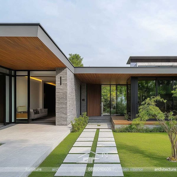 Thiết Kế Nhà Vườn Nghỉ Dưỡng: Tối Giản và Hòa Mình Với Cảnh Quan