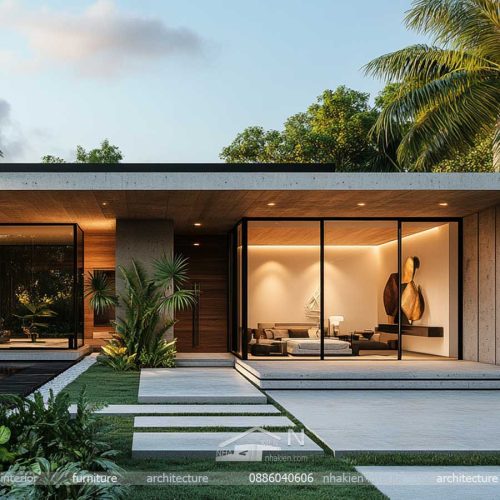 Thiết Kế Nhà Vườn Nghỉ Dưỡng: Không Gian Sống Tối Giản, Hòa Mình Với Tự Nhiên-Thodoan architect